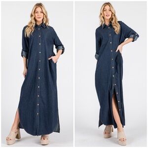 Denim Shirt Dress